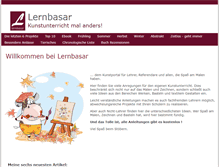 Tablet Screenshot of lernbasar.de